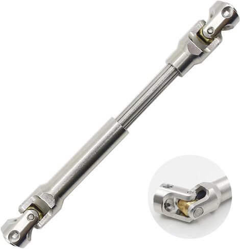 Drive Shaft Stainless Steel Heavy-Duty Driveshafts for 1/10 RC Car Crawler Axial SCX10 90046 AXI03007 TRX4 Redcat Gen8(60-75mm) in Saudi Arabia