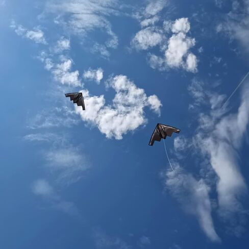 طائرة ورقية كبيرة من سيمككاي للبالغين والأطفال سهلة التجميع وسهلة الطيران، للأولاد والبنات مع سلسلة طائرة ورقية بطول 91.44 متر in Kuwait