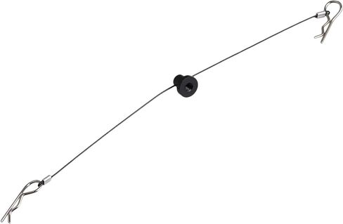 Mxfans Black Color 1/10 RC Car Body Clip Pins 155mm Steel Wire Body Clips with Screw Retainer N10259BL Set of 2 in Saudi Arabia