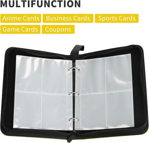 حافظة بطاقات التداول لبطاقات TCG ذات 4 جيوب و440 جيبًا حامل بطاقات التداول مع أكمام قابلة للإزالة، هدايا للأطفال والأطفال in Kuwait