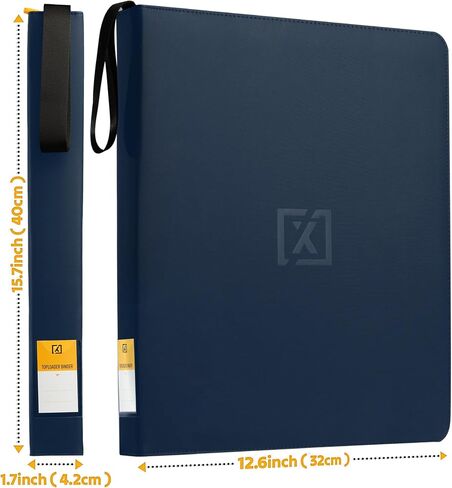 X PRO Toploader Binder | يحمل 252 محمل علوي | 20 محمل علوي متضمن | مجلد تحميل علوي ذو 9 جيوب | جيوب مزدوجة الجوانب بدون حلقات | مجلدات محمل علوي لـ TCG والرياضة | مساحة تخزين ممتازة مع اللودر العلوي in Kuwait
