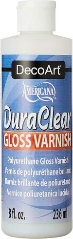 DecoArt DS19-9 American DuraClear Varnishes, 8-Ounce, DuraClear Gloss Varnish in Saudi Arabia