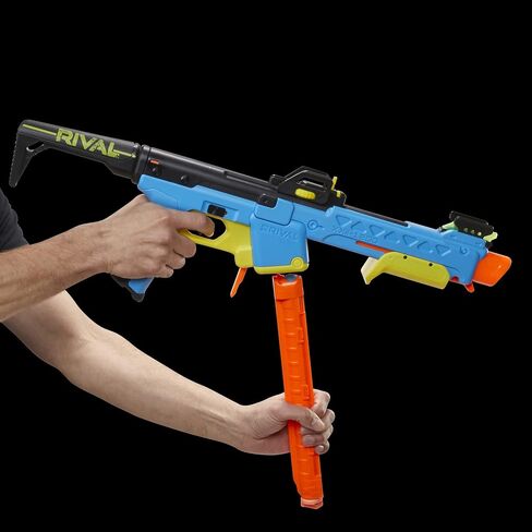 NERF Rival Pathfinder XXII-1200 Blaster, Most Accurate Rival System, Adjustable Sight, 12-Round Magazine, 12 Rival Accu-Rounds in Saudi Arabia