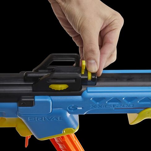 NERF Rival Pathfinder XXII-1200 Blaster, Most Accurate Rival System, Adjustable Sight, 12-Round Magazine, 12 Rival Accu-Rounds in Saudi Arabia