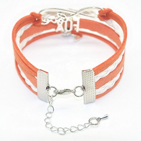 HHHbeauty Fox Bracelet Jewelry - Leather Infinity Love Fox Gifts Fox Jewelry Bracelet Gifts For Women, Girls, Men, Boys, Fox Lover Popular Infinity Love Charm, Fox Lover Gifts in Kuwait