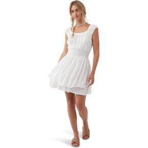 O'NEILL Women's Sleeveless Mini Dress - Comfortable and Casual Short Length Dresses for Women with Smocking Detail