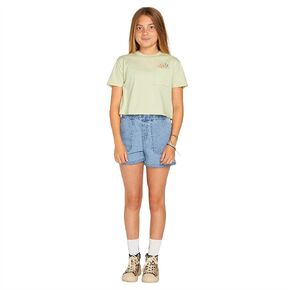 Volcom Girls' Pocket Dial Short Sleeve Tee