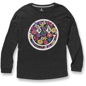 Volcom Girls' Werkin Doubles Long Sleeve Tee