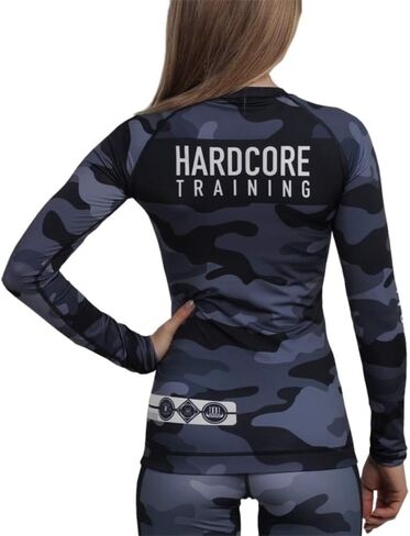 التدريب المتشددين النساء طفح الحرس كم طويل ضغط قاعدة طبقة ضيق اللياقة البدنية اليوغا الجري تجريب الصالة الرياضية in Kuwait