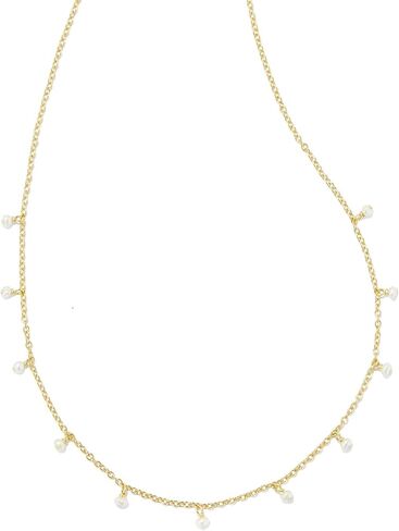 قلادة كيندرا سكوت النسائية ويلا بيرل ستراند من الذهب الأبيض واللؤلؤ مقاس واحد in Kuwait