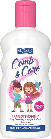 Dr. Fischer Comb & Care Kids Shampoo, Conditioner, Hair Spray Set - Tearless, Tangle-Free Kids Shampoo and Conditioner - Toddler Shampoo and Conditioner, Kids Hair Detangler Spray - Hair Care for Kids in Saudi Arabia