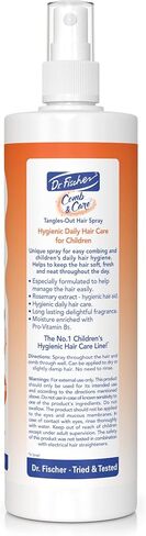 Dr. Fischer Comb & Care Kids Shampoo, Conditioner, Hair Spray Set - Tearless, Tangle-Free Kids Shampoo and Conditioner - Toddler Shampoo and Conditioner, Kids Hair Detangler Spray - Hair Care for Kids in Saudi Arabia