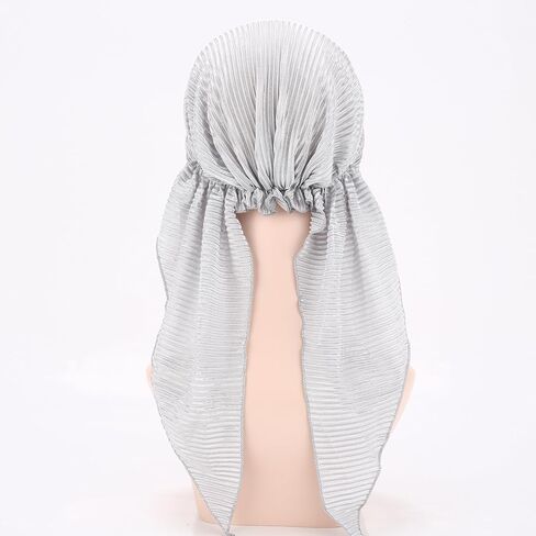 YYAOJHAO Slip-On Pre-Tied Head Scarves Chemo Beanies Cover Caps Bandana Turban Headwraps in Kuwait