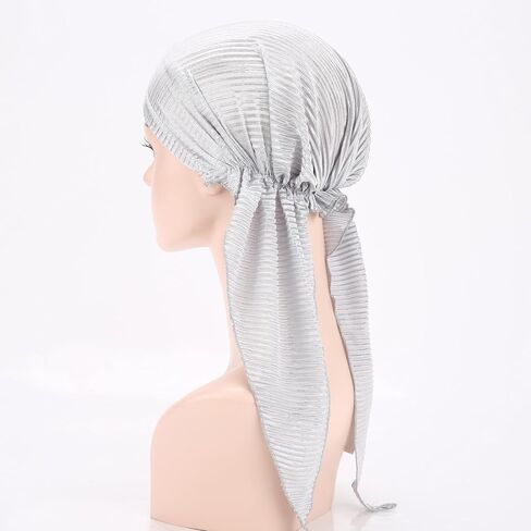 YYAOJHAO Slip-On Pre-Tied Head Scarves Chemo Beanies Cover Caps Bandana Turban Headwraps in Kuwait