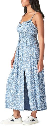 Lucky Brand Women's Printed Smocked Dress in Saudi Arabia