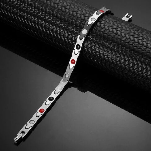 أساور مغناطيسية من BioMag حلقات نحاسية للنساء من التيتانيوم الصلب 4 عناصر سوار مغناطيسي مع أداة إزالة in Kuwait