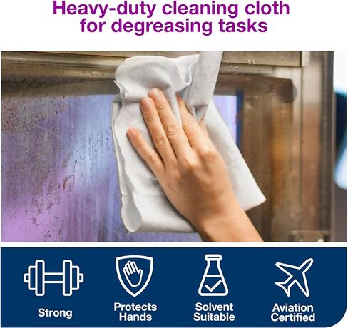 قطعة قماش للتنظيف شديدة التحمل من تورك، بيضاء W1، تغذية مركزية، 1 × 160 قدم، 570137 in Kuwait