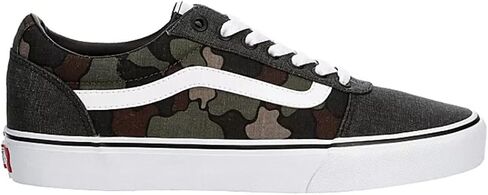 حذاء رياضي Vans للجنسين بتصميم منخفض القطع برباط على شكل بطة - أسود مموه in Saudi Arabia