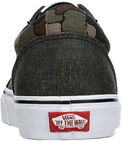 حذاء رياضي Vans للجنسين بتصميم منخفض القطع برباط على شكل بطة - أسود مموه in Saudi Arabia