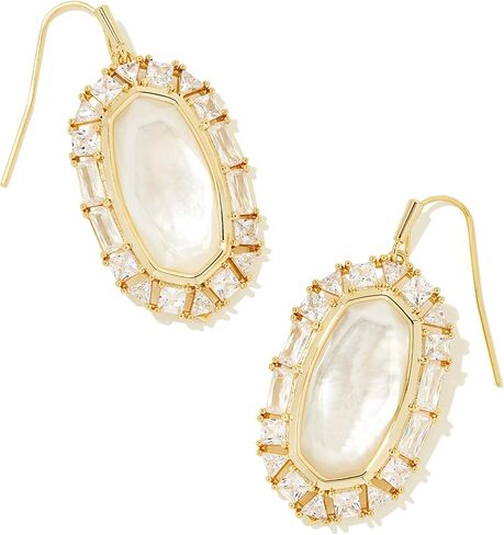 Kendra Scott Elle Crystal Frame Drop Earrings in Kuwait
