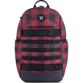 Hurley Mens Skateboard Backpack, Black, One Size in Kuwait