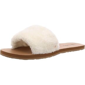 Volcom Women's Teddy Faux Fur Slide Water Shoe