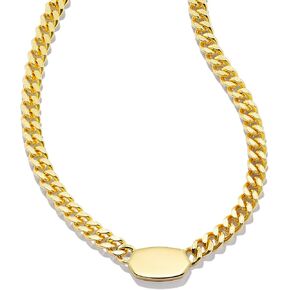 Kendra Scott Elisa 18k Gold Vermeil Curb Chain Necklace, Fine Jewelry for Women