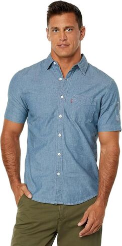 Levi's Men's Classic 1 Pocket Short Sleeve Button Up Shirt in Saudi Arabia