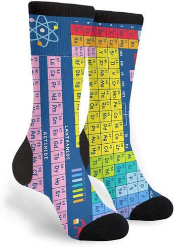 Unisex Novelty Crew Socks Casual Funny Crazy Dress Socks in Saudi Arabia