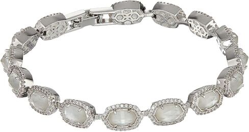 Kendra Scott Cole Bracelet Rhodium/Ivory Mother-of-Pearl One Size in Saudi Arabia