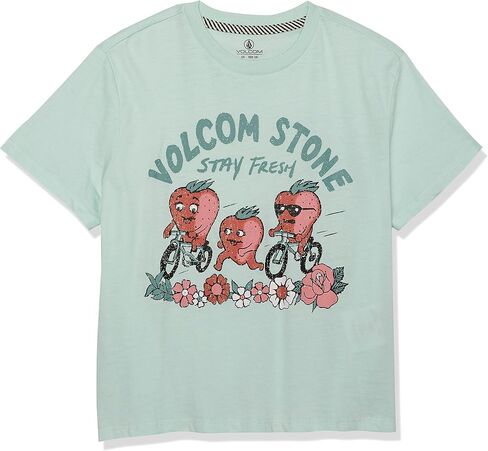 تي شيرت Volcom للفتيات Stoked Bf ذو الحجم الكبير in Saudi Arabia