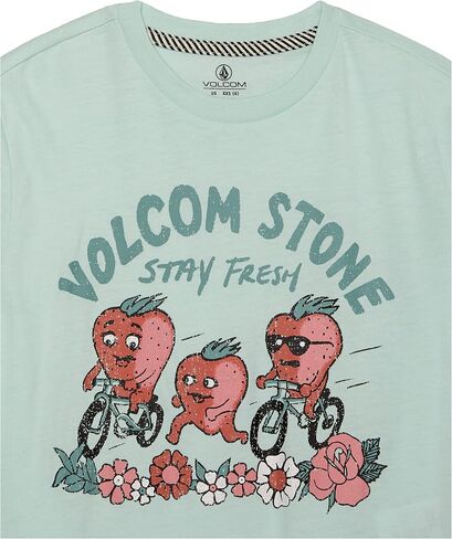 تي شيرت Volcom للفتيات Stoked Bf ذو الحجم الكبير in Saudi Arabia