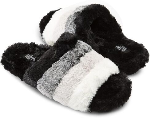 Volcom Women’s Puff Puff Faux Fur Slide Slipper Sandal in Kuwait