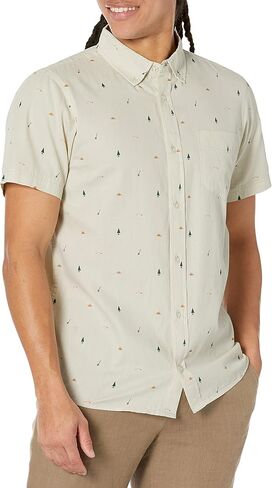 Element Men's Smokey Bear Barbecue D Short Sleeve Button Down Shirt in Saudi Arabia