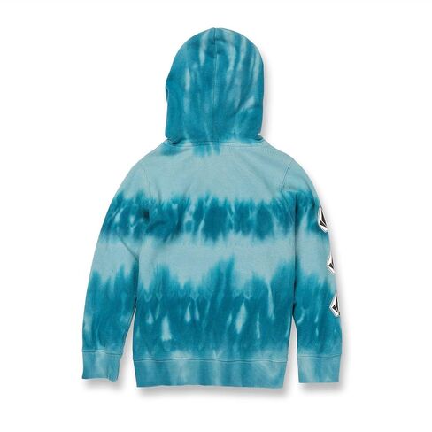 سويت شيرت من الصوف بغطاء رأس من Volcom Iconic Stone (مقاسات الأولاد الكبار والصغار)، أزرق ساحلي، 2T in Saudi Arabia