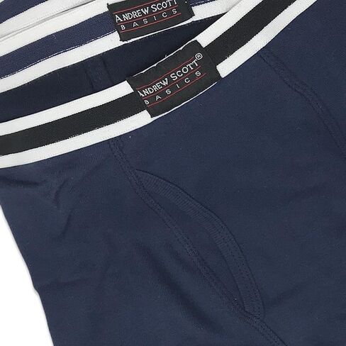 Andrew Scott Basics Boys Big Boys & Toddlers Cotton Knit Underwear Boxer Briefs-Pack of 12 in Kuwait