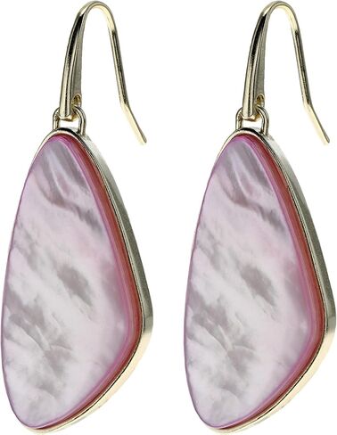 Kendra Scott Mckenna Small Drop Earrings Gold/Lilac Mother-Of-Pearl One Size in Saudi Arabia