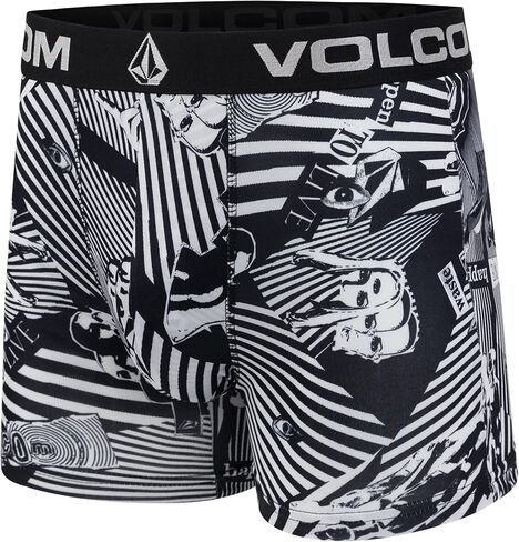 ملابس داخلية بوكسر رجالي من Volcom مكونة من 3 قطع من الملابس الداخلية المصنوعة من البوليستر والألياف اللدنة in Saudi Arabia