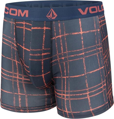 ملابس داخلية بوكسر رجالي من Volcom مكونة من 3 قطع من الملابس الداخلية المصنوعة من البوليستر والألياف اللدنة in Saudi Arabia