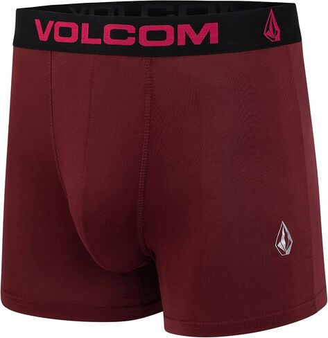 ملابس داخلية بوكسر رجالي من Volcom مكونة من 3 قطع من الملابس الداخلية المصنوعة من البوليستر والألياف اللدنة in Saudi Arabia