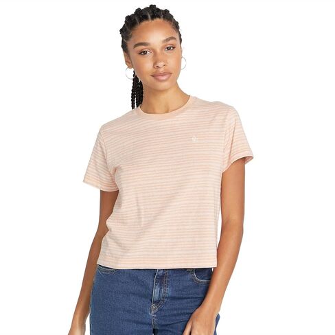 Volcom Women's Halite Stripe Short Sleeve Tee in Saudi Arabia