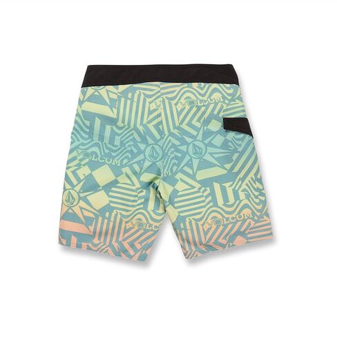 شورت Mod Tech للأولاد من Volcom (للأولاد الكبار والأحجام الصغيرة)، شادو ليموني، 28 in Saudi Arabia