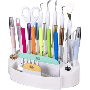 ArtBin 6974AG Desktop Accessory Storage with 24 Slots, [1] Art & Craft Organizer, White in Saudi Arabia