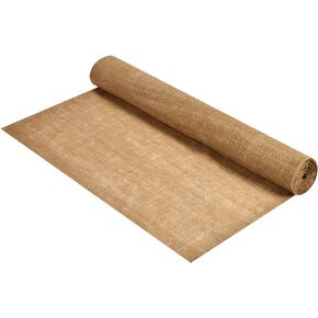قماش خيش طبيعي BUR40-5 ياردة، قماش خيش جوت للفنون والحرف اليدوية، طول 5 ياردة، عرض 40 انش in Kuwait