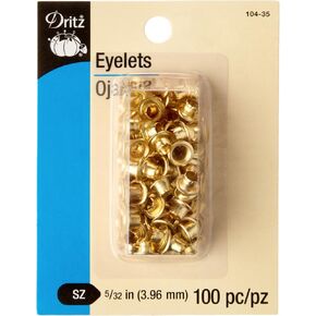 Dritz 104-35 Eyelets, Brass, 5/32-Inch 100-Count in Saudi Arabia