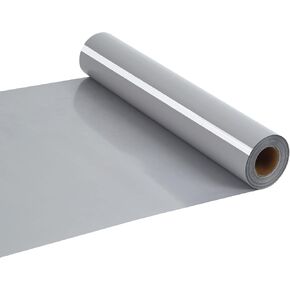 RENLITONG Black Iron on Vinyl 12Inch by 20ft Roll Heat Transfer Vinyl for T-Shirt Black HTV Rolls for All Cutter Machine - Easy to Cut & Weed for Heat Transfer Design in Saudi Arabia