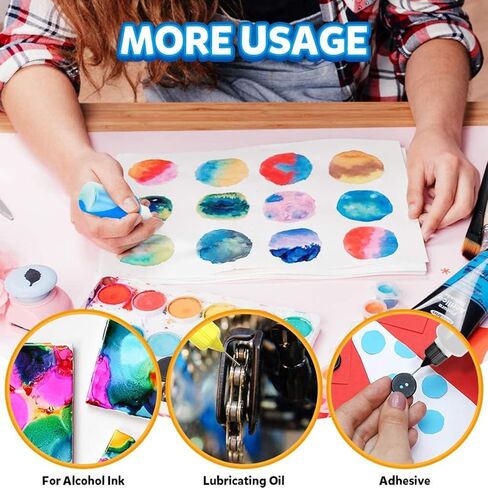 6 قطع من زجاجات توزيع بطرف دقيق 4 اونصة 120 مل، زجاجات صمغ قابلة للضغط مع 2 قمع صغير لحرف لف الطلاء والغراء والسوائل وحبر الكحول وطلاء الاكريليك in Kuwait