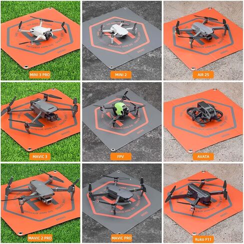 وسادة هبوط بدون طيار من BRDRC لـ DJI Mini 3 Pro، مهبط هليكوبتر عالمي قابل للطي مقاس 25.5 بوصة لـ DJI Mini 4 Pro/Air 3/Air 2S/Mini 2/Mavic 3 Pro/Mavic 3/DJI FPV/DJI Avata/Ruko/Autel ملحق in Saudi Arabia