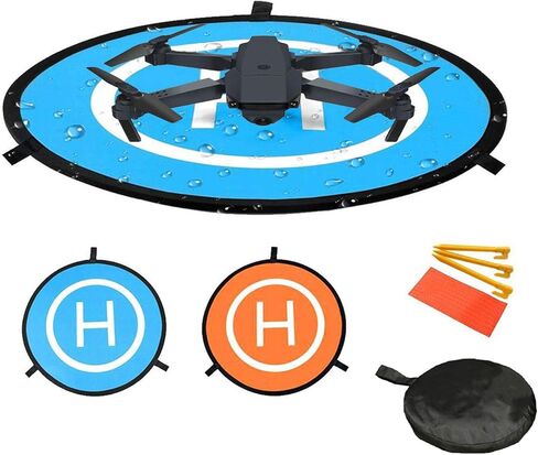 وسادة هبوط بدون طيار، 22 بوصة/55 سم مقاومة للماء وقابلة للطي وطائرة هليكوبتر Landig لـ DJI Mavic Pro Phantom 2/3/4/ Pro، طائرة هليكوبتر بدون طيار RC، طائرة كارما بدون طيار، DJI Mavic Air، إلهام والمزيد in Kuwait