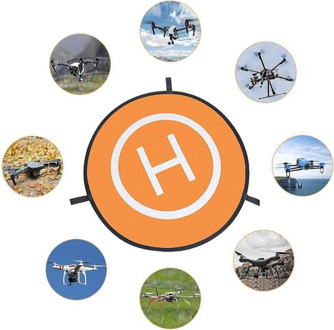 وسادة هبوط بدون طيار، 22 بوصة/55 سم مقاومة للماء وقابلة للطي وطائرة هليكوبتر Landig لـ DJI Mavic Pro Phantom 2/3/4/ Pro، طائرة هليكوبتر بدون طيار RC، طائرة كارما بدون طيار، DJI Mavic Air، إلهام والمزيد in Kuwait